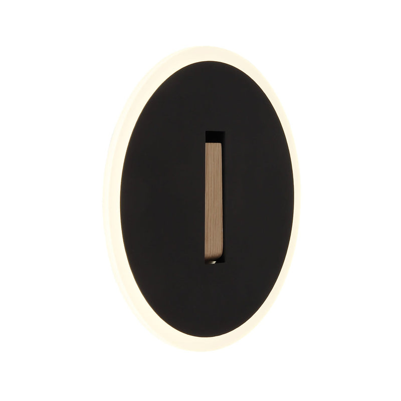 Applique murale Avery noire mat