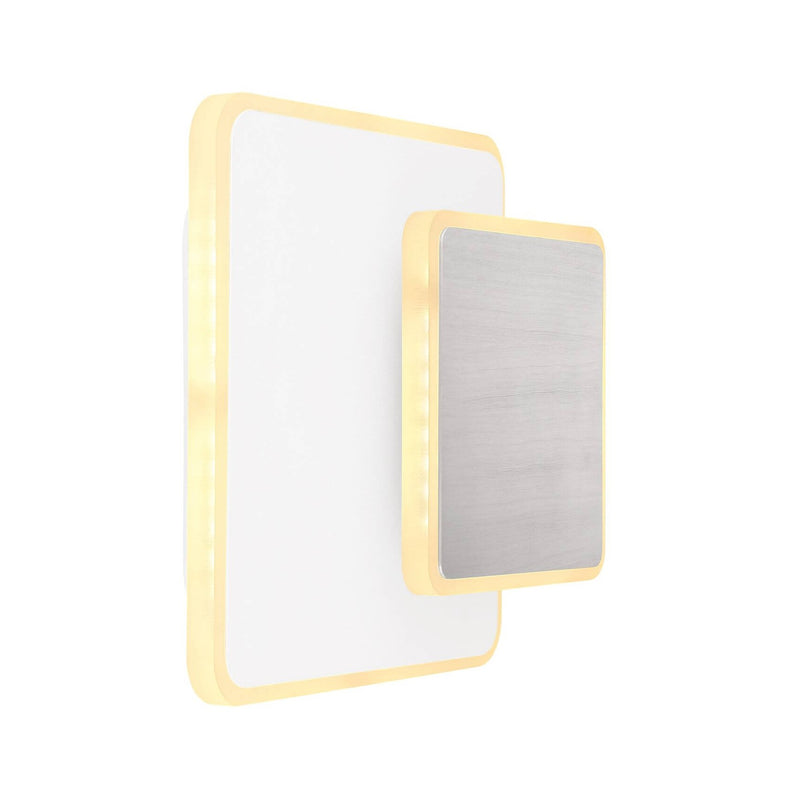 Applique murale Many blanche, L 20 cm