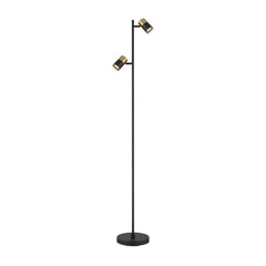 Lampadaire Brisbon noir mat