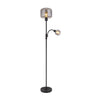 Lampadaire Giuseppe noir mat (15566S)