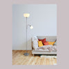 Lampadaire Hinton argenté