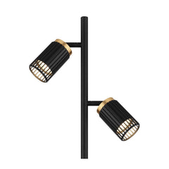 Lampadaire Korben noir mat