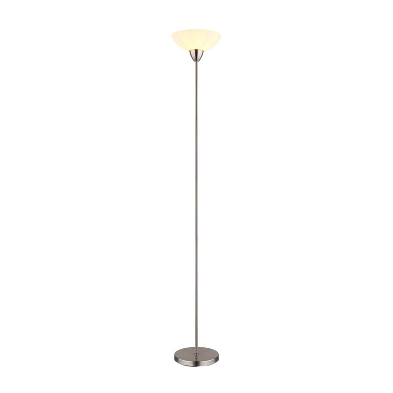 Lampadaire Lima nickel satiné
