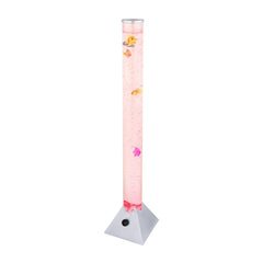 Lampadaire Mendoza argenté, H 90 cm