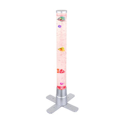 Lampadaire Mendoza argenté, H 61,1 cm