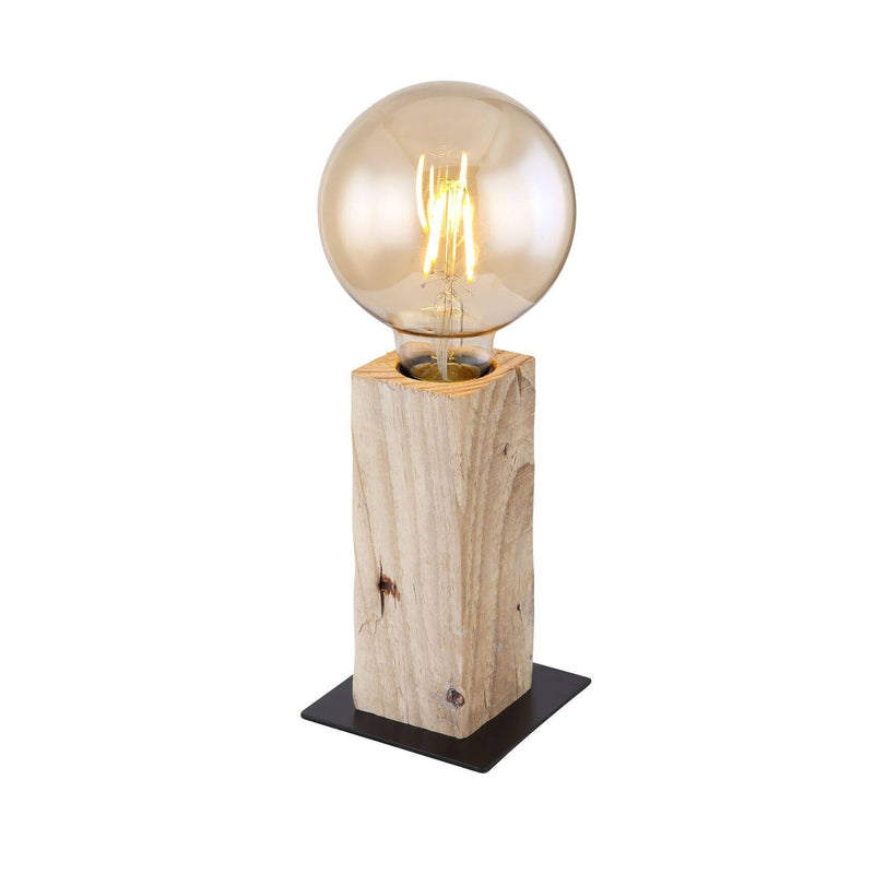 Lampe à poser Adalie noire mat