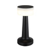 Lampe à poser Angelika noire mat