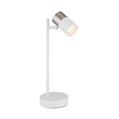 Lampe à poser Brisbon blanche mat