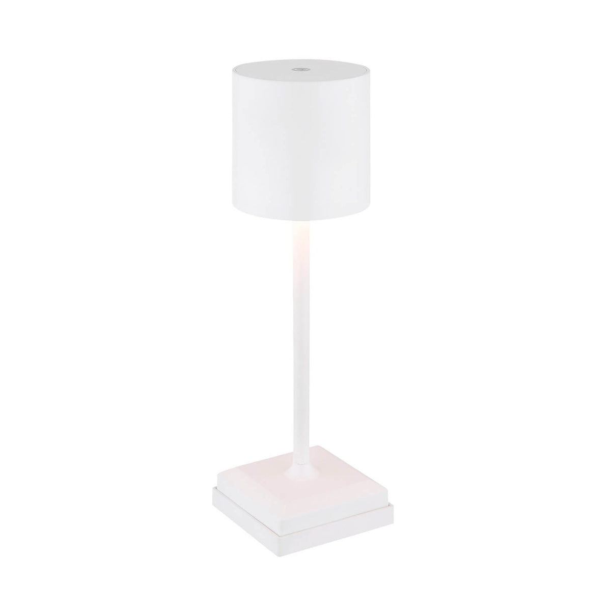 Lampe à poser Dixon blanche mat