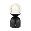 Lampe à poser Julsy noire mat, H 20 cm