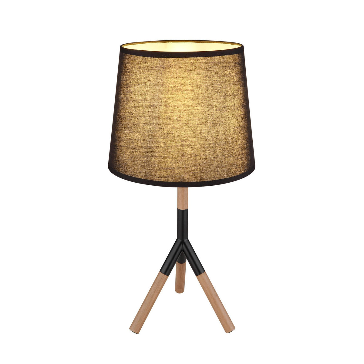 Lampe à poser Kikki noire mat