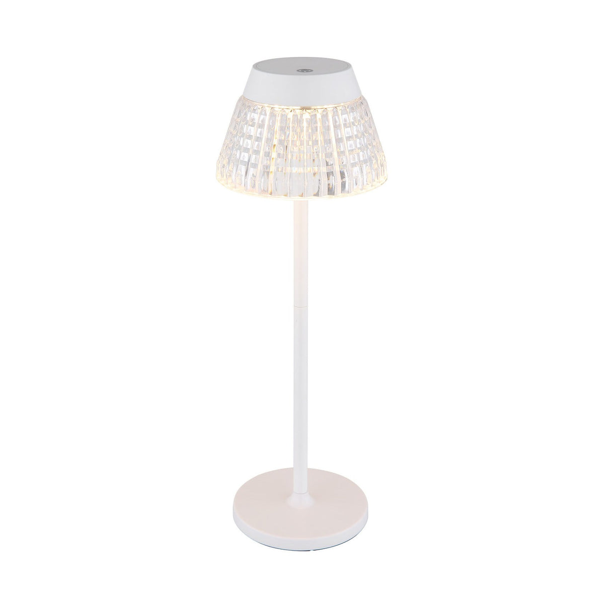 Lampe à poser Lora blanche mat