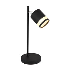 Lampe à poser Lucero noire mat