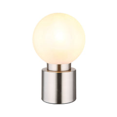 Lampe à poser Marka nickel satiné