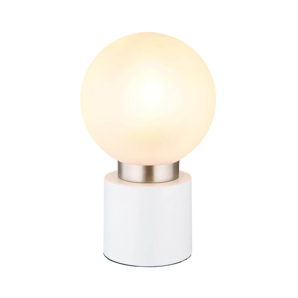 Lampe à poser Marka blanche mat