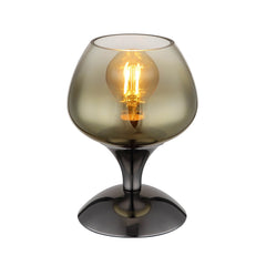 Lampe à poser Maxy noire et chromée (15548T3)