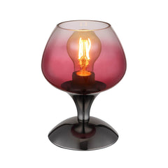Lampe à poser Maxy noire et chromée (15548T6)