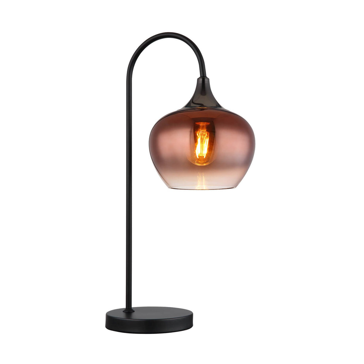 Lampe à poser Maxy noire mat