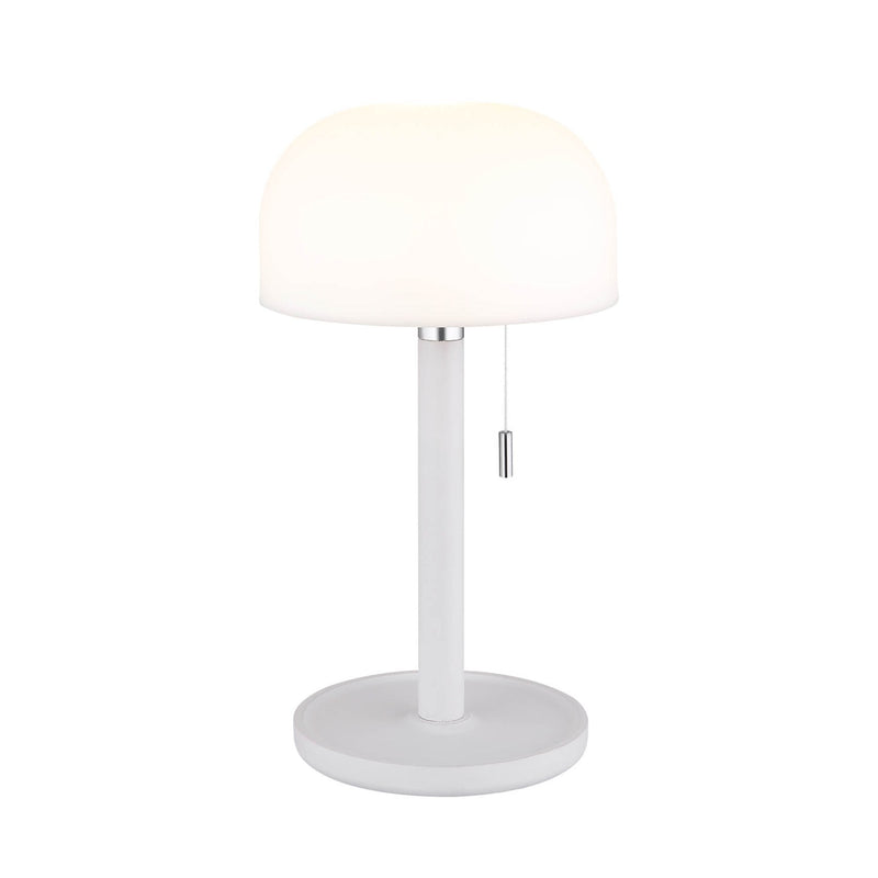Lampe à poser Norman blanche mat