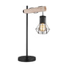 Lampe à poser Priska noire mat