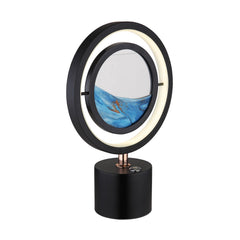 Lampe à poser Reedi noire mat