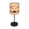 Lampe à poser Soeni noire mat