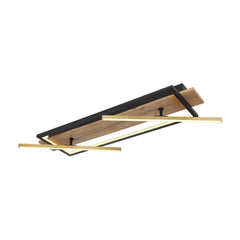 Plafonnier Beatrix noir mat, L 40,5 cm