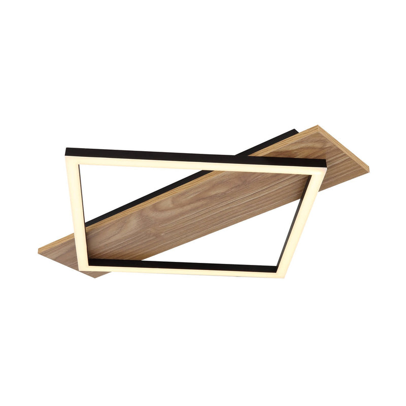 Plafonnier Beatrix I noir mat, L 52 cm (67330-18)