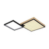 Plafonnier Jacky noir mat, L 55 cm