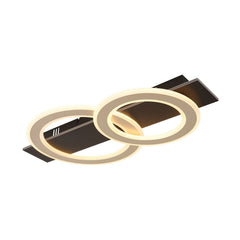 Plafonnier Jayden noir mat, L 63 cm (48034A-40)
