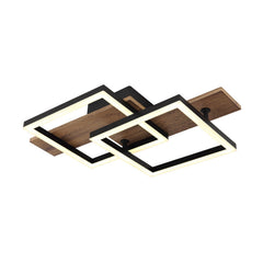 Plafonnier Jeffry noir mat