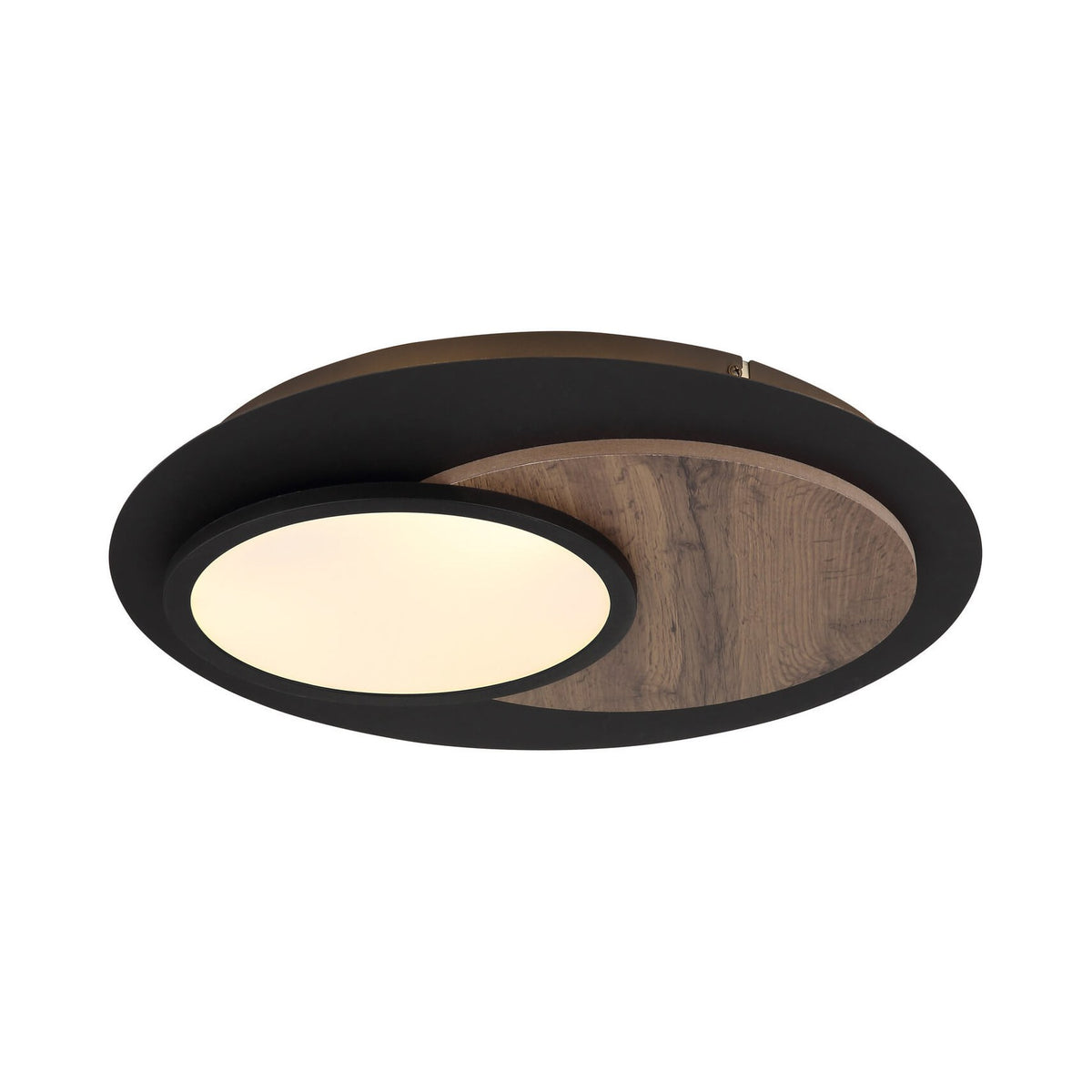 Plafonnier Kory noir mat (67351-24)