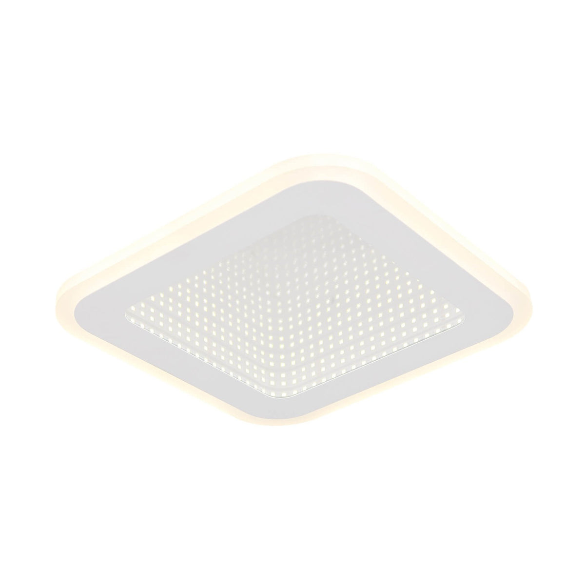 Plafonnier Lamela blanc mat, L 23 cm