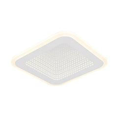 Plafonnier Lamela blanc mat, L 23 cm