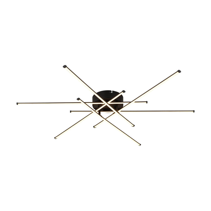 Plafonnier Lawson noir mat