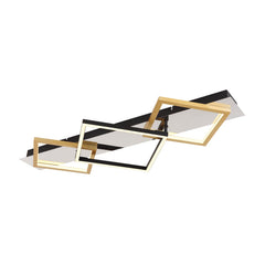 Plafonnier Lesina chromé, L 78 cm