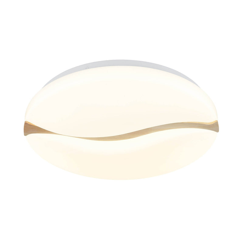 Plafonnier Leticia blanc, Ø 39 cm