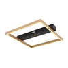 Plafonnier Luffy noir mat, L 39,2 cm