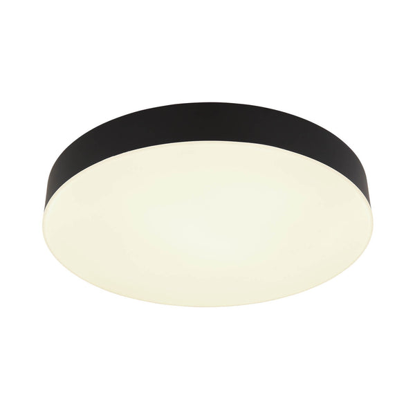 Plafonnier Matthew noir mat, Ø 30 cm (12384-24)