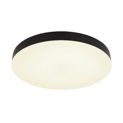 Plafonnier Matthew noir mat, Ø 40 cm