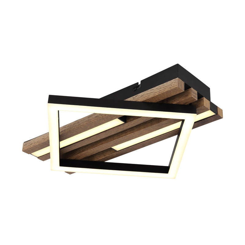 Plafonnier Obrien noir mat