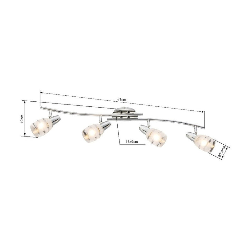 Luminaire plafonnier | Roy H 19 cm