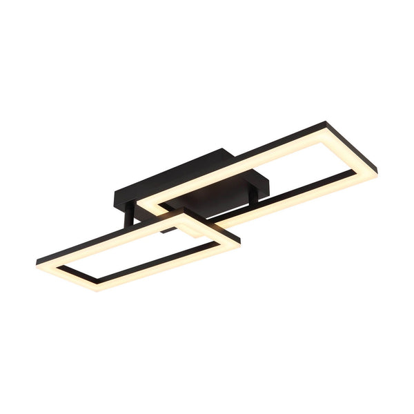 Plafonnier Sapena noir mat (67328-20O)