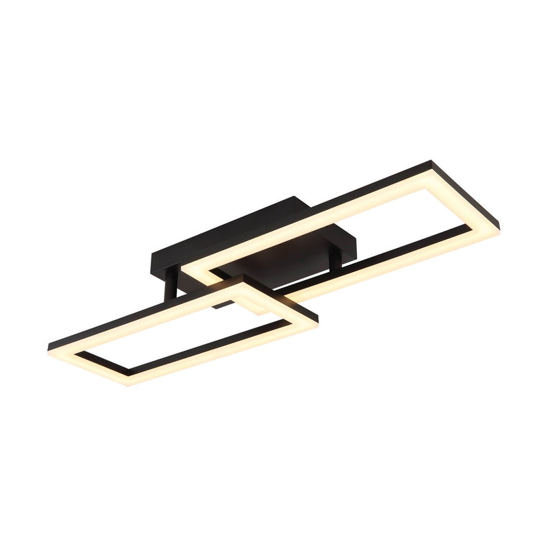 Plafonnier Sapena noir mat (67328-20O)