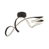 Plafonnier Swirl noir mat