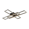 Plafonnier Tatjana noir mat, L 80 cm (67363-55)