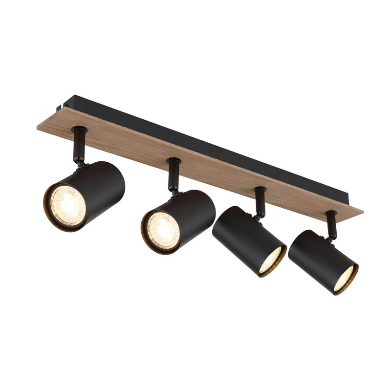 Spot Linca noir mat, H 15,1 cm