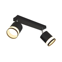 Spot Lucero noir mat, L 30 cm