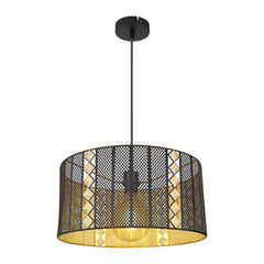 Suspension Abini noire mat