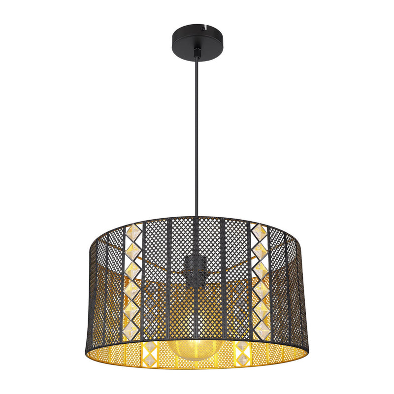 Suspension Abini noire mat